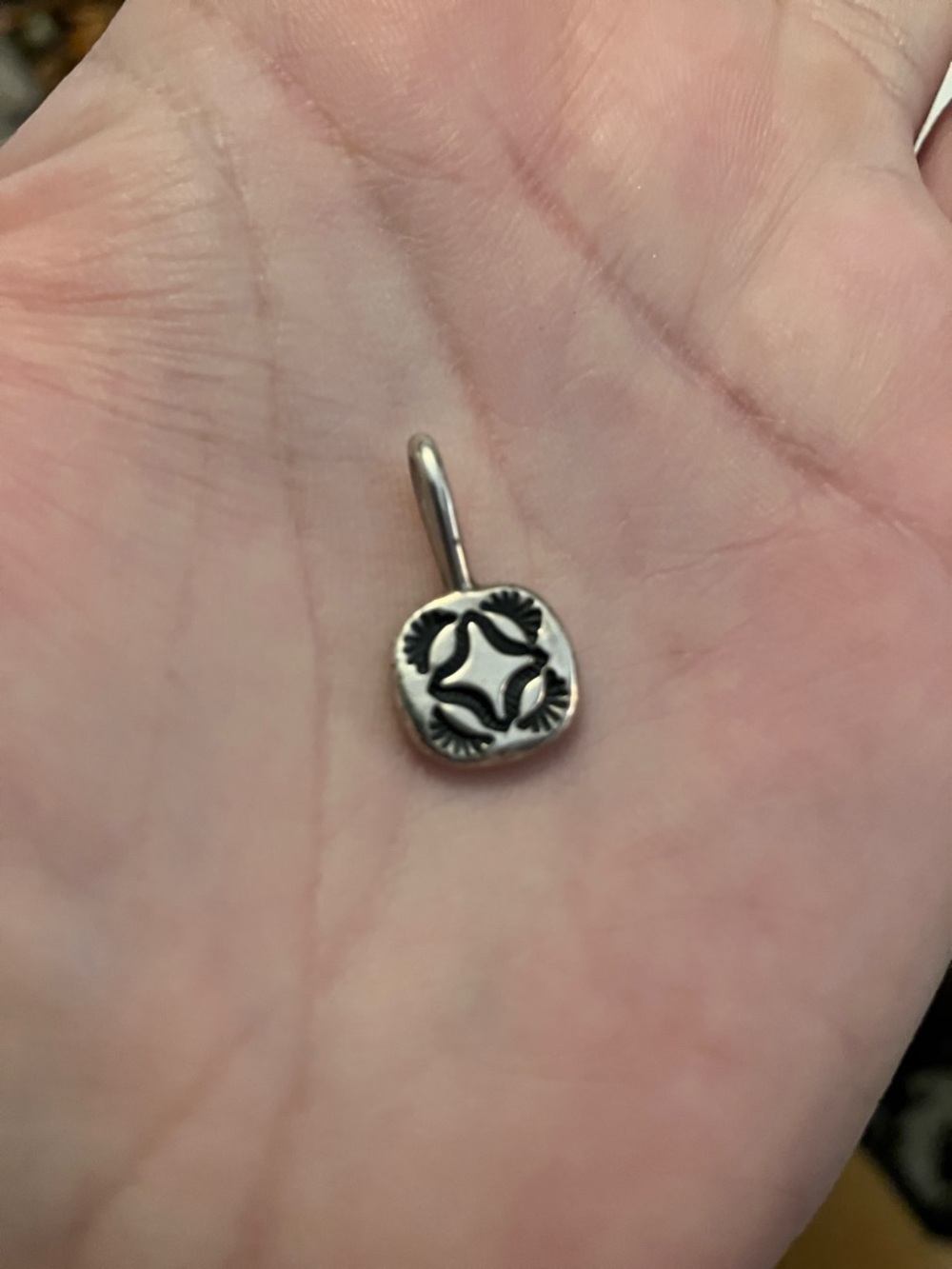 ***MELTED DOWN*** HJ jewelry North Star charm sterling silver new